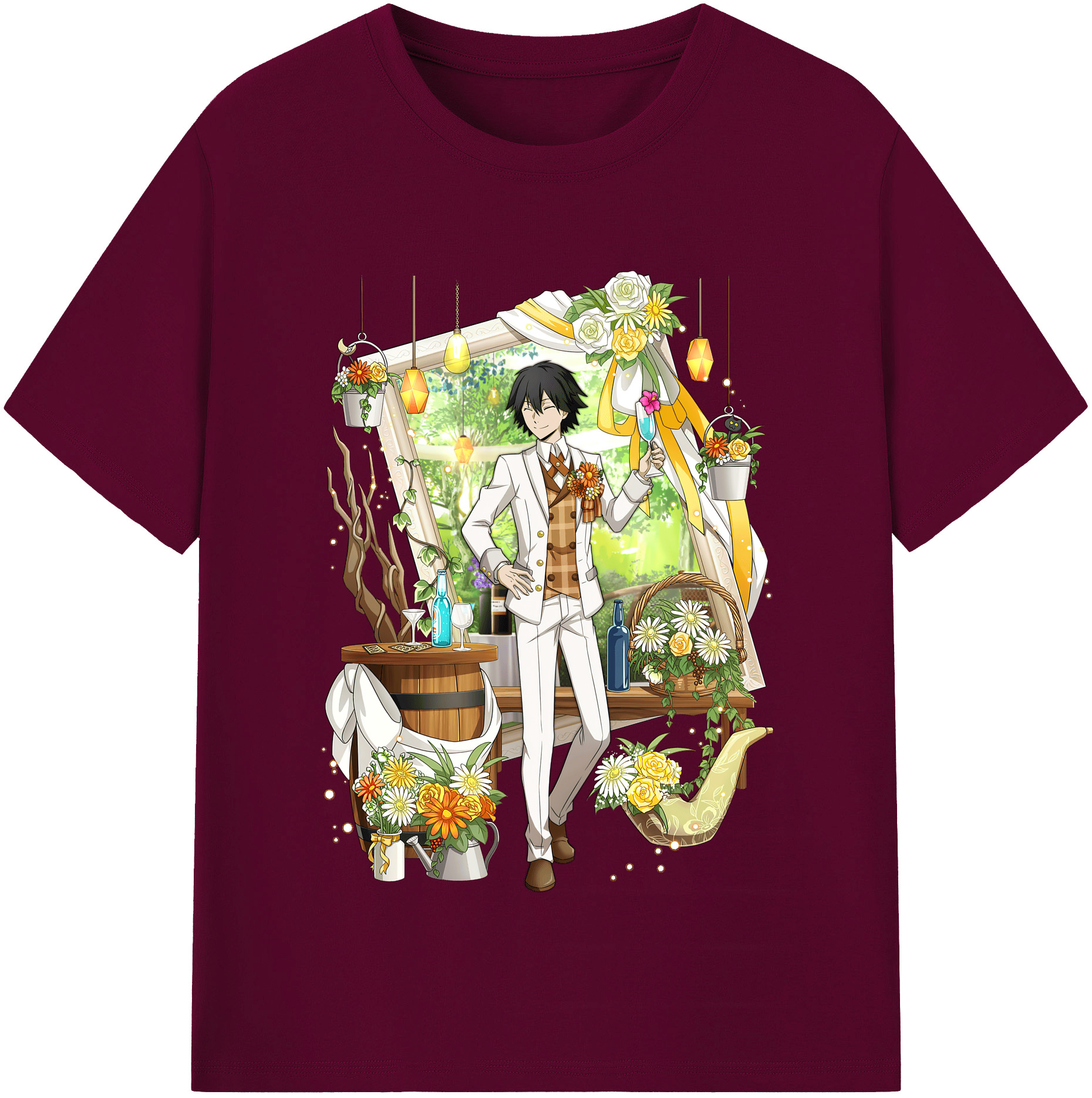 （画像用） 文豪ストレイドッグス Bungo Stray Dogs レディースカジュアルプリントTシャツ（綿100％）